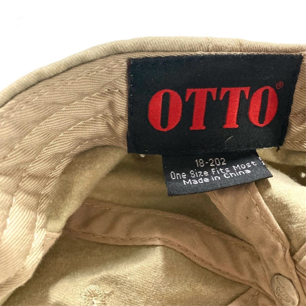 OTTO Brand NASA Patch Soft Body Adjustable Slide Khaki Hat - Picture 6 of 6